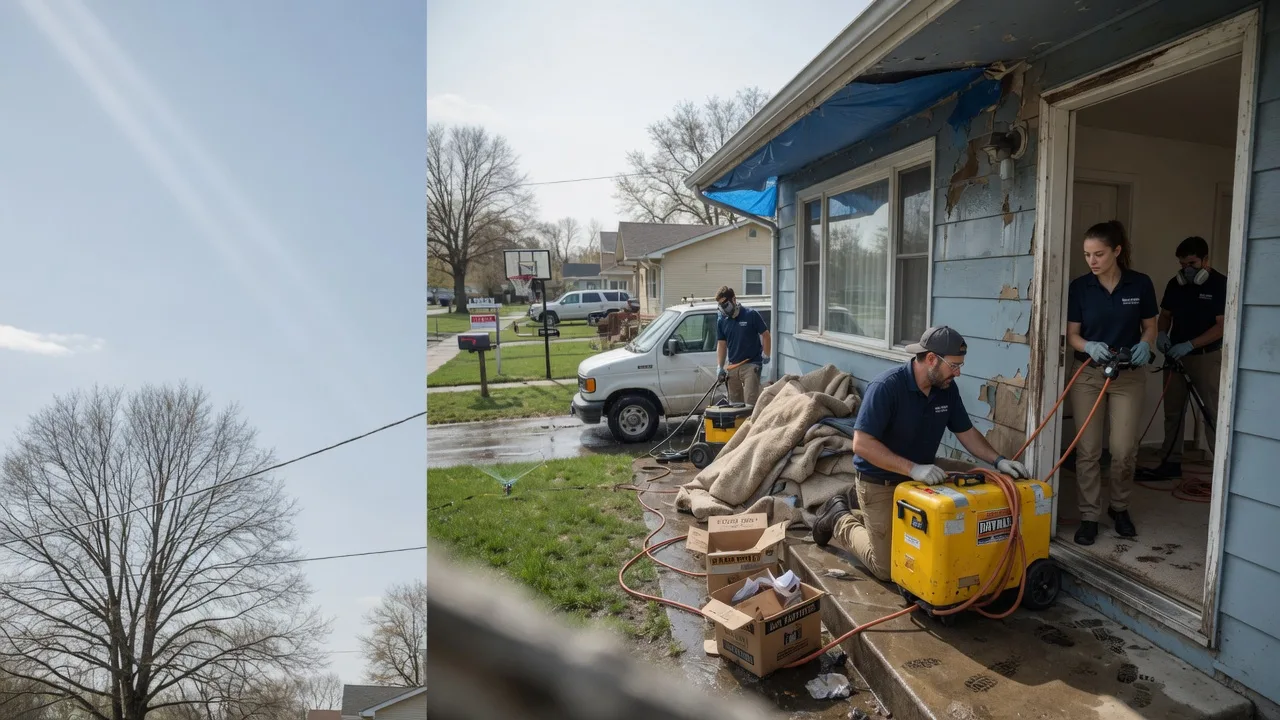 Basement Flood Cleanup in Malta, OH near me